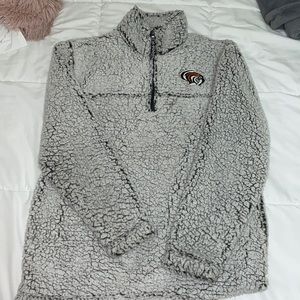 University of the Pacific Fuzzy 3/4 Zip Jacket